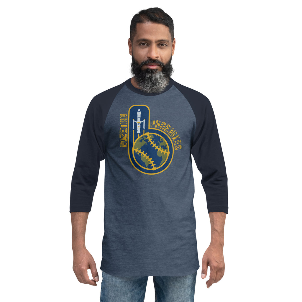 Bozeman Phoenixes -- 3/4 sleeve raglan shirt