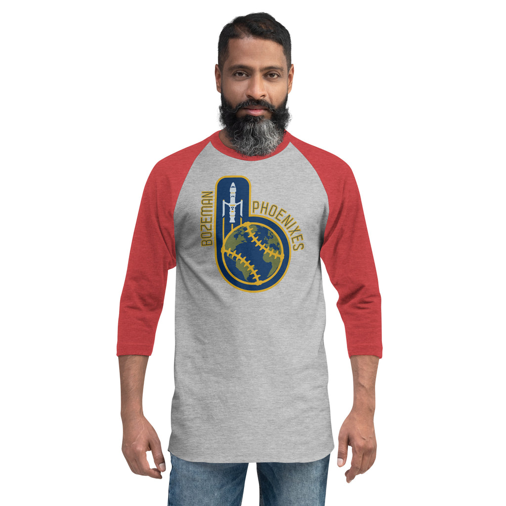 Bozeman Phoenixes -- 3/4 sleeve raglan shirt