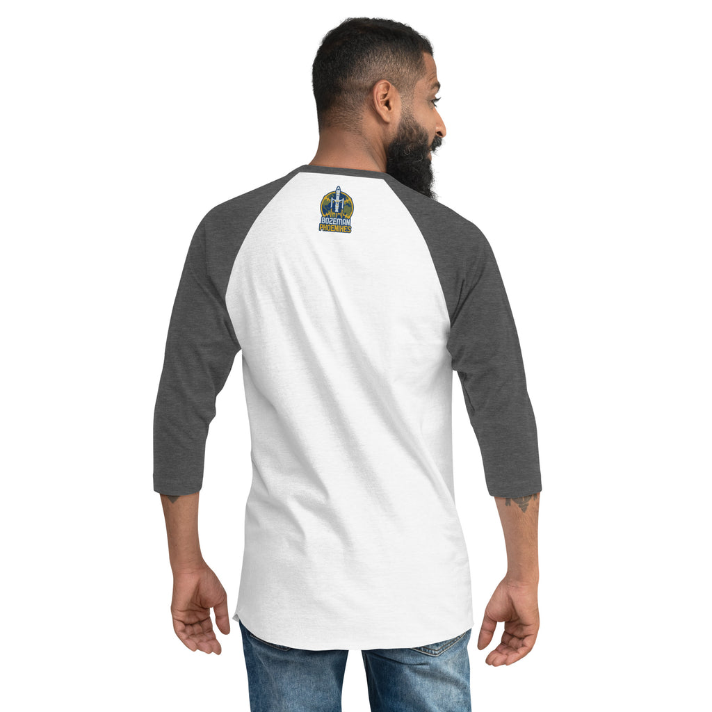 Bozeman Phoenixes -- 3/4 sleeve raglan shirt